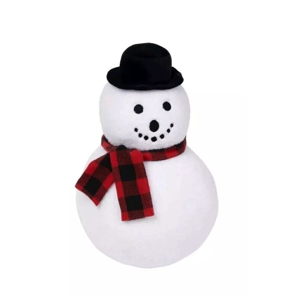 Brentwood Originals Holiday Christmas Throw Pillow Snowman 18 INCHES TALL!